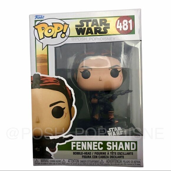 FUNKO POP! Star Wars: The Book of Boba Fett Fennec Shand Vinyl Bobblehead - Picture 1 of 4